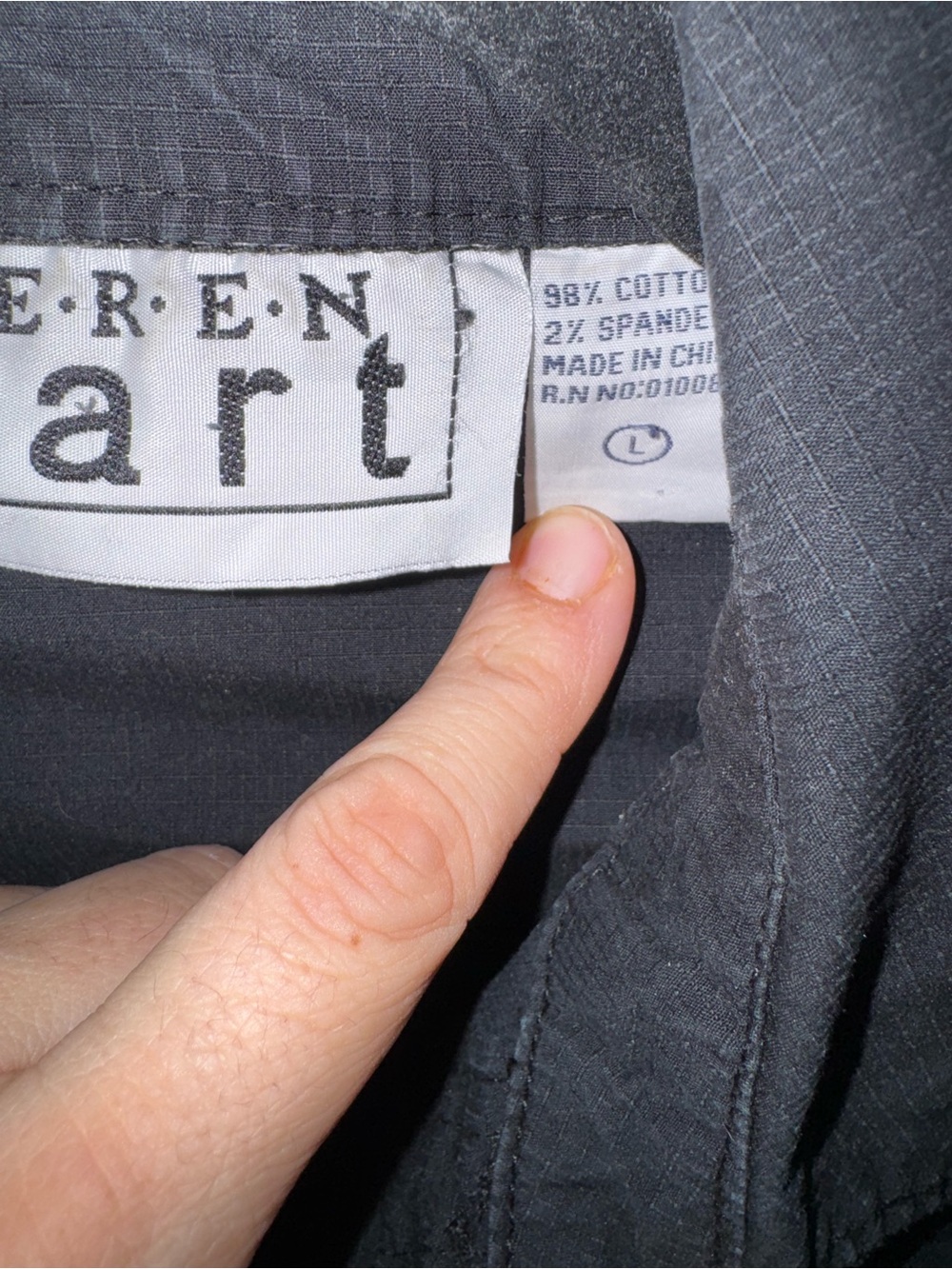 Keren Hart Women’s Black Utility Safari Jacket Button Front Size Small - Picture 7 of 8
